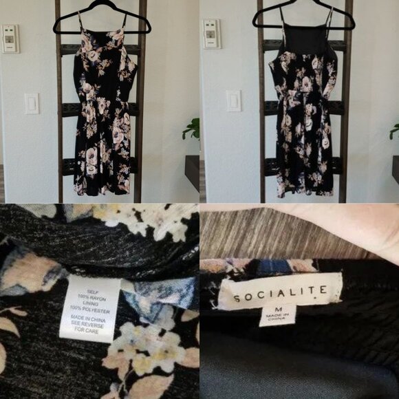 Dress Blouse Womens Bundle Lot M Midi Maxi Button Down Floral Spaghetti Strap - Picture 4 of 11